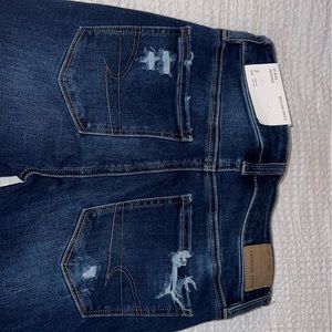 Blue American Eagle (ripped) Skinny Jeans